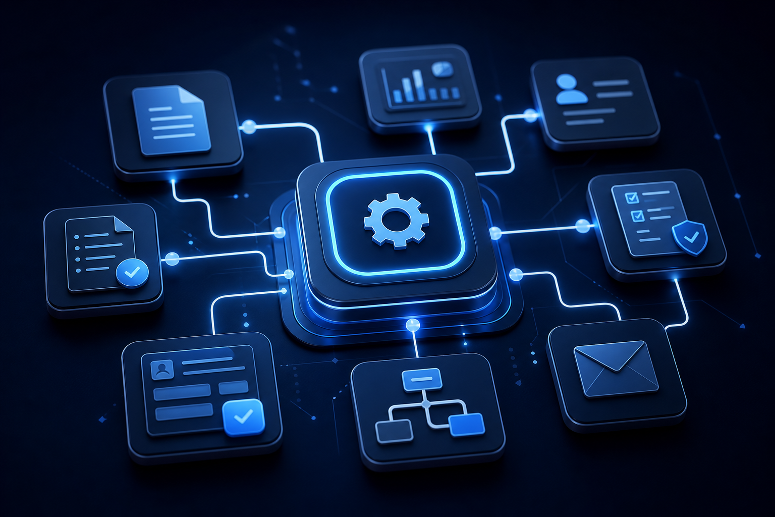 Visual de automatizacion empresarial